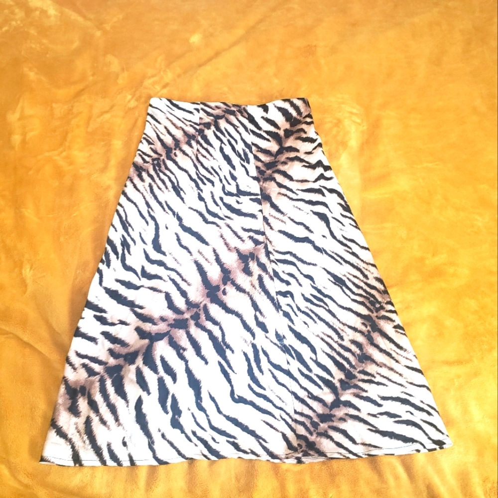 Animal print skirt